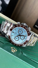 Relógio Rolex Cosmograph Daytona Ice Blue Dial – Platinum