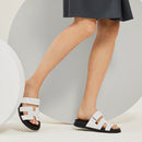 Sandália Hermès Chypre Feminina em Couro – Preta