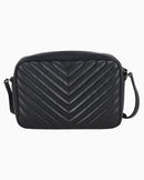 Bolsa Saint Laurent Lou Camera Bag em Couro Matelassê