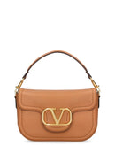 Bolsa Valentino Garavani Roman Stud Grainy Calfskin Shoulder Bag