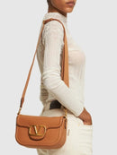 Bolsa Valentino Garavani Roman Stud Grainy Calfskin Shoulder Bag