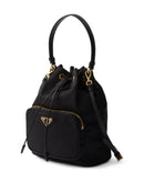 Bolsa Bucket Prada Duet em Re-Nylon